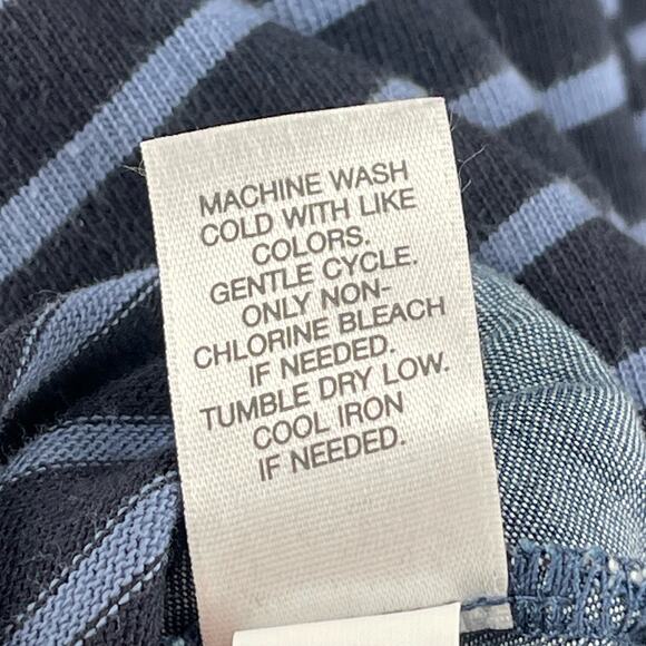 J.JILL Dress Size Small Denim Chambray Blue Jean Shift Shirttail Cotton Tencel - Picture 13 of 13